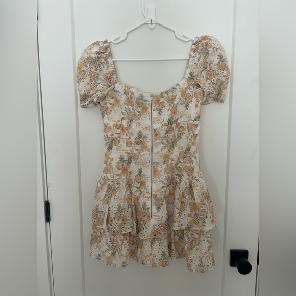 Bardot Broderie Mini Corset Floral Eyelet Dress - Picture 6 of 7